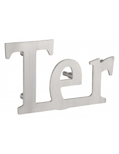 Lettres "TER" adhésives hauteur 76mm - THIRARD