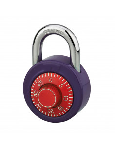 Cadenas à bouton de combinaison collège, anse acier cémenté nickelé - THIRARD 2