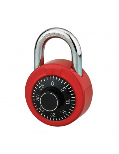 Cadenas à bouton de combinaison collège, anse acier cémenté nickelé - THIRARD Cadenas à bouton de combinaison collège, anse acier cémenté nickelé - THIRARD