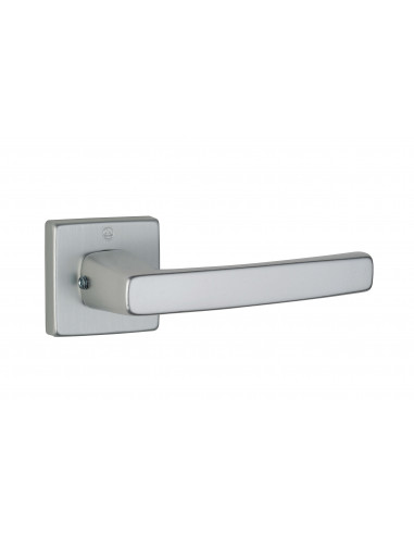 Paire de béquilles ARCHIMEDE pour porte, carré 7mm, argent - THIRARD