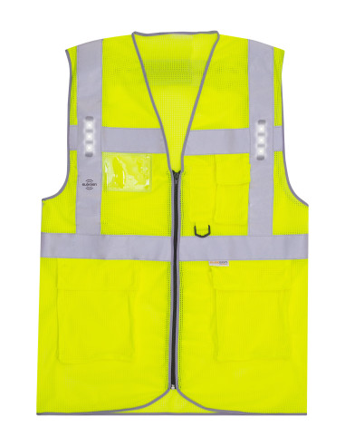 Gilet Haute Visibilité à LED SAFARI - T2S Gilet Haute Visibilité à LED SAFARI - T2S