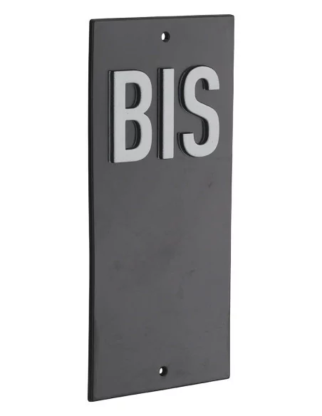 Plaque signalétique "BIS" 56x130mm à  visser - THIRARD