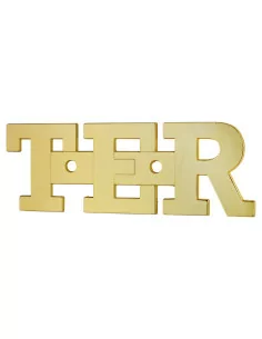 Lettres "TER" à visser hauteur 51mm - THIRARD