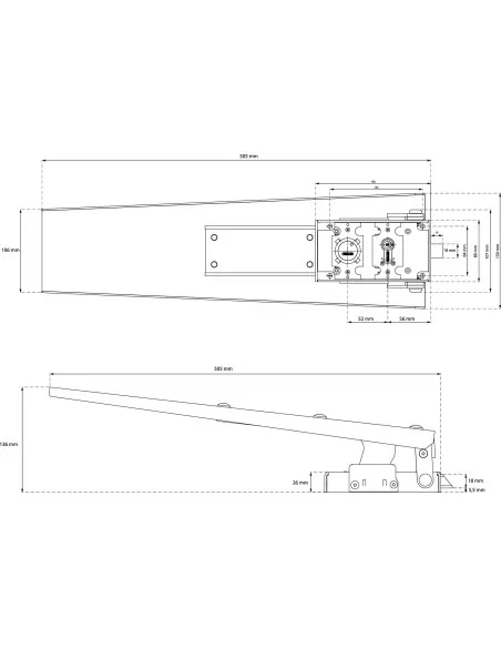 Serrure à plastron EN179 - THIRARD