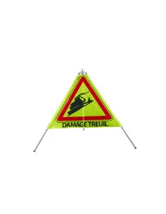 Tripode de signalisation DAMAGE TREUIL - INTERSIGNALETIC