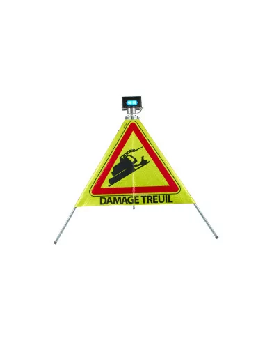 Tripode de signalisation DAMAGE TREUIL - INTERSIGNALETIC Tripode de signalisation DAMAGE TREUIL - INTERSIGNALETIC