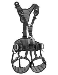 Harnais confortable antichute, maintien au travail et suspension AVAO FAST - Version Européenne, noir/jaune, Taille 0 - PETZL 2