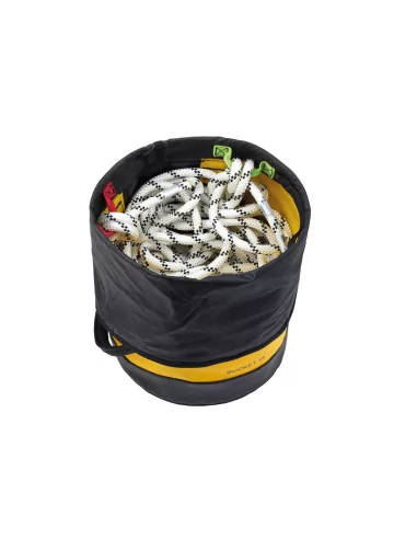 Sac auto portant 15 litres BUCKET - Jaune/Noir - PETZL Sac auto portant 15 litres BUCKET - Jaune/Noir - PETZL