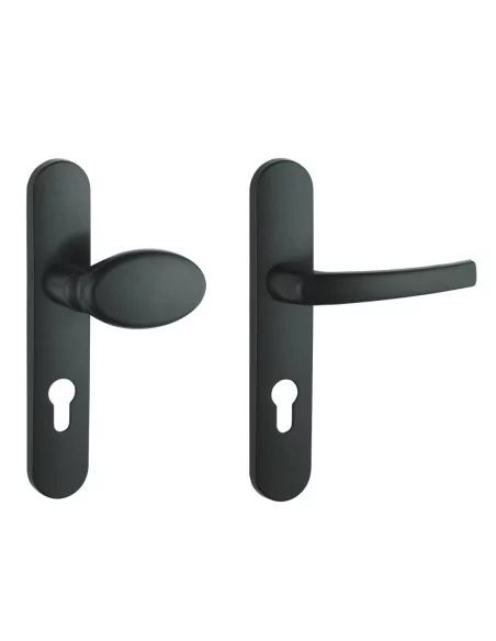 Poignée de porte palière Sultane - Entraxe 195mm, Noir - THIRARD