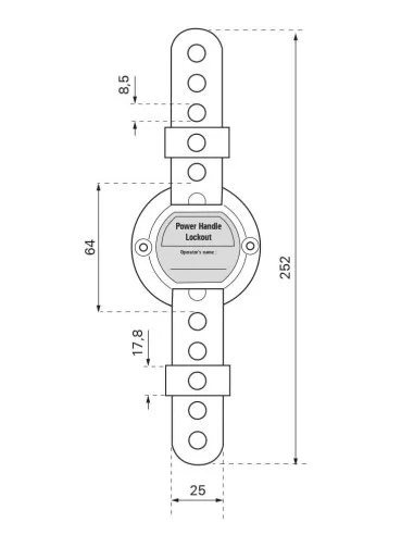 Sangle de consignation de vanne - Adhésive ou à visser - THIRARD Sangle de consignation de vanne - Adhésive ou à visser - THIRARD