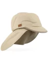 Casquette de protection avec protège nuque amovible - Anti UV, anti infrarouges, beige - SOWAY