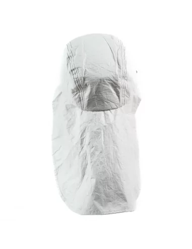 Casquette de protection avec protège nuque amovible - Anti UV, anti infrarouges, blanche - SOWAY