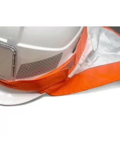 Protège nuque pour casque, accroche extérieure - Anti-UV et anti-infrarouges UPF 50+ - SOWAY 2