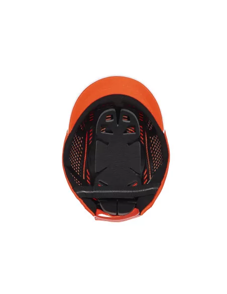 Casquette de protection AirStream - Orange, visière courte 3cm - SURFLEX