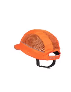 Casquette de protection AirStream - Orange, visière courte 3cm - SURFLEX 2