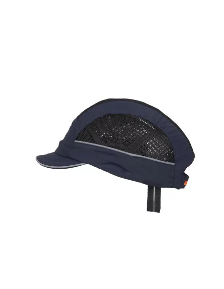 Casquette de protection AirStream - Bleu marine, visière courte 3cm - SURFLEX