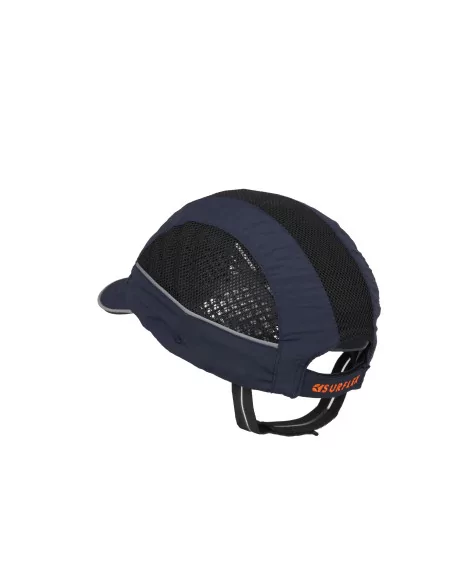 Casquette de protection AirStream - Bleu marine, visière courte 3cm - SURFLEX