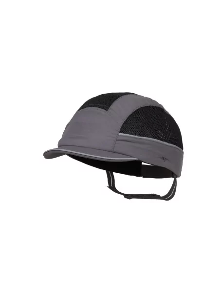 Casquette de protection AirStream - Grise, visière courte 3cm - SURFLEX
