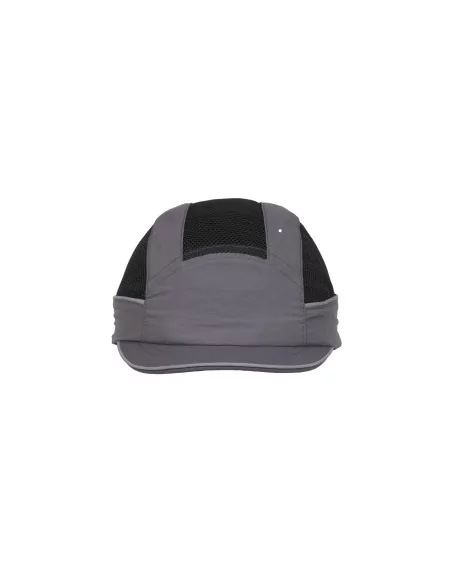 Casquette de protection AirStream - Grise, visière courte 3cm - SURFLEX