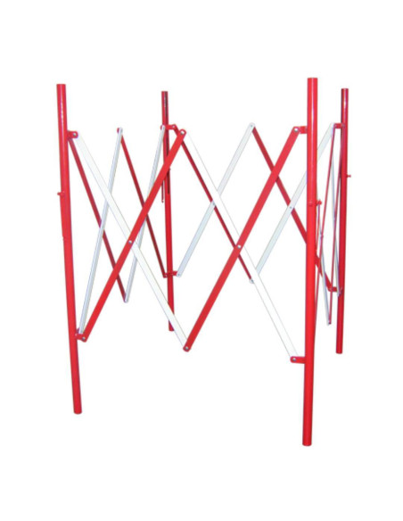 Barrière de sécurité métallique - Extensible, 1x1m - KROMM