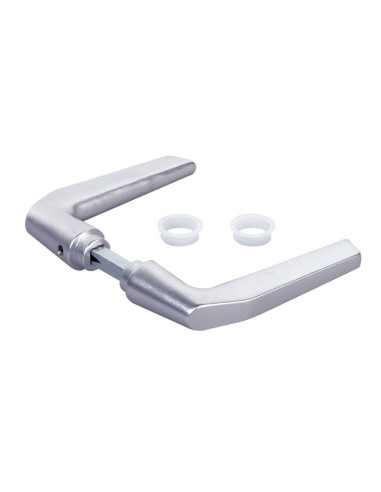 Paire de poignées en aluminium - Carré de 8mm - LOCINOX