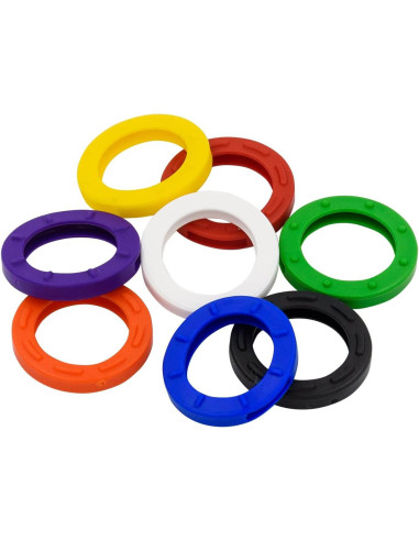 Anneau de clé Jaune - Diamètre 22mm Anneau de clé Jaune - Diamètre 22mm