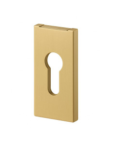 Rosace pour porte en métal/alu - Couleur doré - ABUS