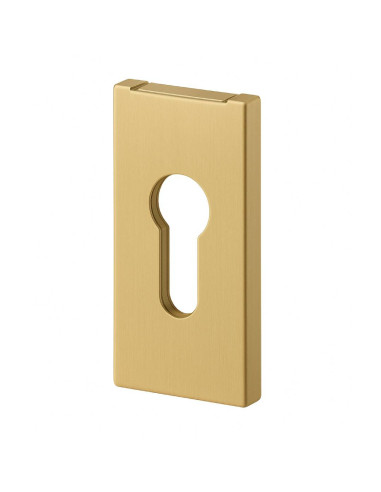 Rosace pour porte en métal/alu - Couleur doré - ABUS