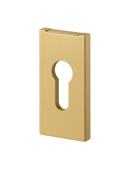 Rosace pour porte en métal/alu - Couleur doré - ABUS