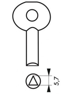 copy of Clé pour cadenas triangulaire 5 mm - THIRARD 2