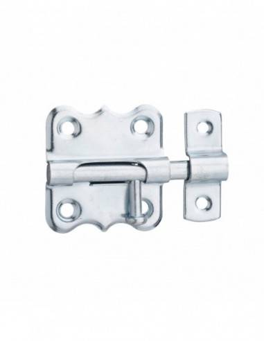 Verrou pour porte de meuble targette zinguée 35 mm - THIRARD