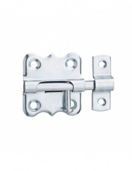 Verrou pour porte de meuble targette zinguée 35 mm - THIRARD
